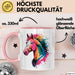 Pferde Tierliebhaber Tasse Geschenk Lustige Geschenkidee Spruch Rosa Trendation