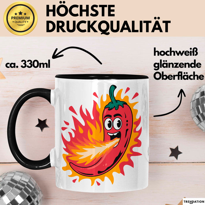 Scharfes Essen Liebhaber Tasse Geschenkidee für Schärfe Fan Trendation