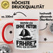 Segelboot Tasse Geschenk Segler Warum Ich Ohne Motor Fahre Weil Ich Es Kann Rot Trendation
