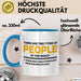 Computerprogrammierer Softwareingenieur Tasse Geschenk Lustige Geschenkidee Spruch Es Gibt Zwei Arten Von Menschen Auf Dieser Welt Blau Trendation