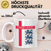 England Flagge London Tasse Geschenk Lustige Geschenkidee Spruch Weiß Trendation