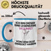 Violinist Geschenk Tasse Lustige Geschenkidee Geburtstag für Violinist Ich Bin Dieser Legendäre Violinist Von Dem Alle Geredet Haben Kaffee-Becher Blau Trendation