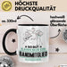 Bandmitglied Geschenk Tasse So Gut Kann Nur Ein Bandmitglied Aussehen Geschenkidee Kaffee-Becher Schwarz Trendation