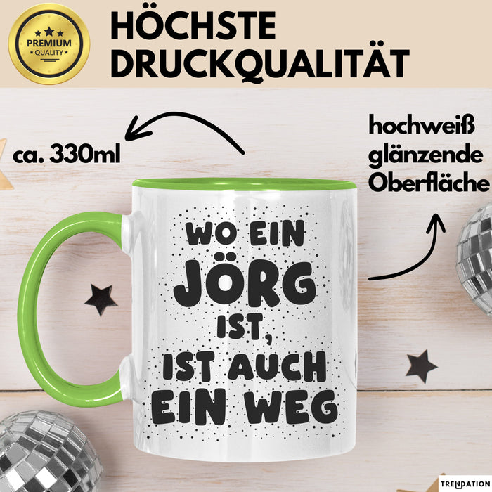 Joerg Tasse Wo Ein Joerg Ist, Ist Auch Ein Weg Geschenk