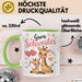 Big Sister Ältere Geschwister Schwestern Giraffe Tasse Becher Geschenk Lustige Geschenkidee Spruch Big Sister Grün Trendation
