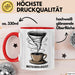 Meteorologe Tasse Geschenkidee für Wetterliebhaber Rot Trendation