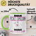 Polo-Spielerin Tasse Geschenk Ich Bin Polo-Spielerin Warum Weil Ich Es Kann Geschenkidee Geburtstag Grün Trendation