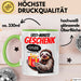 Sarkastisches Faultier Tasse Geschenk Lustige Geschenkidee Spruch Last Minute Geschenk Grün Trendation