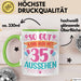 35er Geburtstag Tasse Geschenk Frauen So Gut Kann Man Mit 35 Aussehen Geschenkidee Geburtstag Grün Trendation