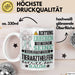 Tierarzthelfer Geschenk Tasse Lustiger Spruch Erheben Sie Sich Der Tierarzthelfer Betritt den Raum Weiß Trendation