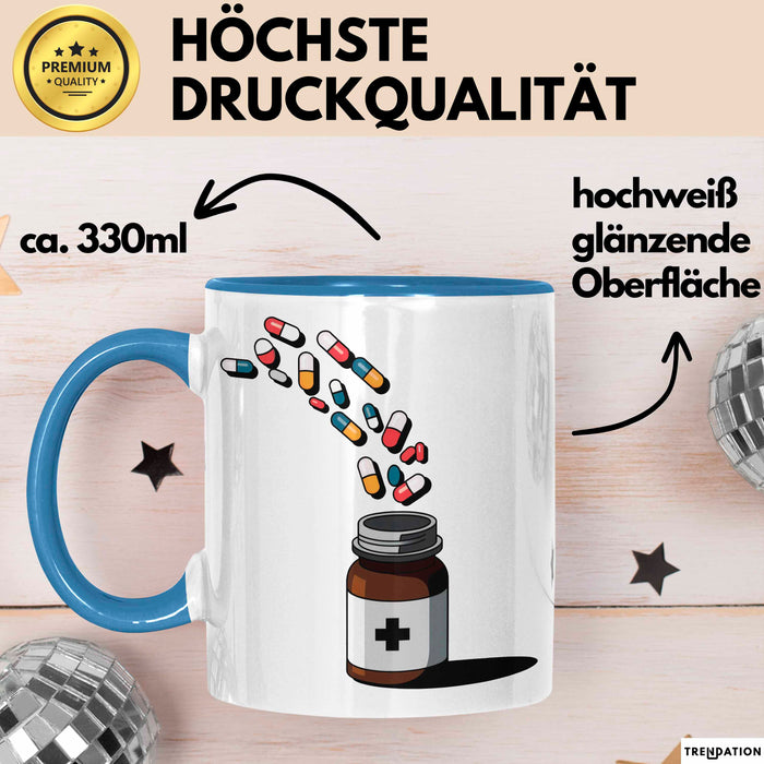 Apotheker Tasse Geschenkidee Rezept Experte Lustiger Spruch Geschenkidee Lustig Blau Trendation