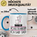 Geschenk für Vogeltrainerin Tasse Lustige Geschenkidee Geburtstag Ich Bin Vogeltrainerin Ich Darf Das Blau Trendation