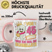 45. Geburtstag Tasse Geschenk Vor 45 Jahren War Ich Mal Die Schnellste Geschenkidee Frauen Mutter Oma Rosa Trendation