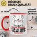 Haustiersanitäter Geschenk Tasse So Gut Kann Nur Ein Haustiersanitäter Aussehen Geschenkidee Kaffee-Becher Rot Trendation