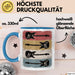 Gitarre Musik Retro Musiker Gitarrist Tasse Geschenk Lustige Geschenkidee Spruch Blau Trendation