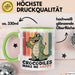 Krokodil Tier Tasse Geschenk Lustige Geschenkidee Spruch Krokodile Machen Mich Glücklich Grün Trendation