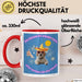 Meme Tasse Geschenk Lustiger Becher Hund Die Sonne Ist wieder Raus Also Verlass Ich Das Haus Rot Trendation