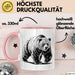 Grizzlybär Tasse Geschenk Lustige Geschenkidee Spruch Rosa Trendation