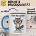 Büroarbeit Kollege Abschied Tasse Geschenk Lustige Geschenkidee Spruch Zum Abschied Für Einen Coolen Kollegen Blau Trendation