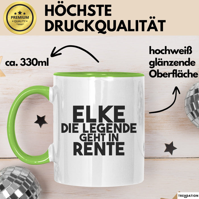 Elke Tasse Elke – Die Legende Geht In Rente Geschenk