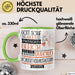 Konzertveranstalterin Geschenk Becher Tasse Gott Schuf Alle Menschen Gleich Nur Die Besten Durfeten Konzertveranstalterin Werden Geschenkidee Lustig Grün Trendation