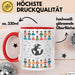 Soziologe Tasse Geschenk Lustige Geschenkidee Spruch Für Gesellschafts Denker Rot Trendation