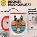 Retro Esel Tasse Geschenk Lustige Geschenkidee Spruch Rot Trendation