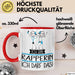 Geschenk für Rapperin Tasse Lustige Geschenkidee Geburtstag Ich Bin Rapperin Ich Darf Das Rot Trendation