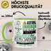Keyboarderin Tasse Geschenk Lustiger Spruch Bitte Erheben Sie Sich Seine Majestät Die Keyboarderin Betritt Den Raum Grün Trendation