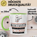 Musikstudentin Weil Es Keinen Schöneren Beruf Gibt Tasse Geschenk für Eine Musikstudentin Lustig Grün Trendation