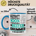 Drummer Geschenk Lustiger Spruch für Drummer Geschenkidee Bester Drummer Der Welt Blau Trendation