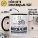 Bocciapieler Geschenk Tasse Ich Bin Bocciapieler Aber Sag Doch Einfach Superheld Lustige Geschenkdiee für Bocciapieler Kaffee-Becher Schwarz Trendation