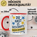 Schüler Abschluss Tasse Geschenk Lustige Geschenkidee Spruch Du Hast Es Geschafft Rot Trendation