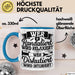 Wer Randaliert Wird Relaxiert Wer Disutiert Wird Intubiert Tasse Geschenk Krankenschwester Anästhesie Propofol Geschenkidee Kaffee-Becher Blau Trendation