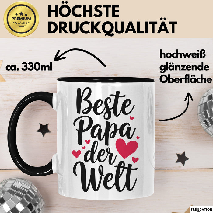 Papa Tasse Geschenk Bester Papa Der Welt Geschenkidee Vatertag Geburtstag