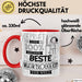 Beste Musikbloggerin Der Welt Tasse Geschenk für Eine Musikbloggerin Geprüft Und Sicher Geschenkidee Geburtstag Weihnachten Rot Trendation