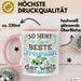 Beste Freundin Tasse "Beste Freundin Der Welt" Geschenkidee für BFF Rosa Trendation