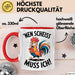 Sarkastisches Huhn Tasse Geschenk Lustige Geschenkidee Nen Scheiß Muss Ich Rot Trendation