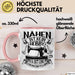 Nähen Geschenk Tasse Geschenkidee Frauen Nähen Ist Kein Hobby Es Ist Eine Lebenseinstellung Rosa Trendation