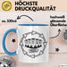 Recycling Fan Tasse Geschenk Lustige Geschenkidee Spruch Für Umwelt Recycler Blau Trendation