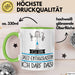 Geschenk für Jazz-Enthusiastin Tasse Lustige Geschenkidee Geburtstag Ich Bin Jazz-Enthusiastin Ich Darf Das Grün Trendation