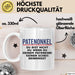 Patenonkel Tasse Geschenk Du Bist Nicht Du Geschenkidee Patenkind Taufe Weiß Trendation