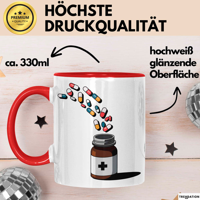 Apotheker Tasse Geschenkidee Rezept Experte Lustiger Spruch Geschenkidee Lustig Rot Trendation