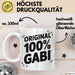 Gabi Tasse Geschenk Original 100% Gabi Geschenkidee Geburtstag Weiß Trendation