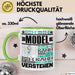 Model Geschenk Tasse Geschenkidee für Model Geburtstag Lustiger Spruch Ich Bin Model Ich Kann Es Dir Erklären Aber Nicht Für Dich Verstehen Funny Grün Trendation