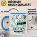 Judoka Tasse Geschenk Ich Bin Diese Eine Legendäre Judoka Von Der Alle Reden Geschenkidee Geburtstag Weihnachten Blau Trendation