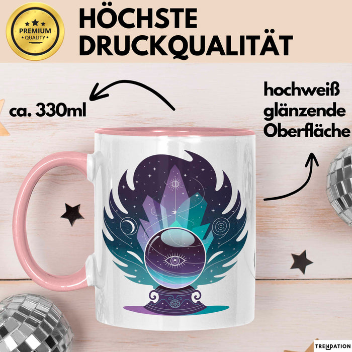 Spiritueller Suchender Tasse Geschenkidee für Innere Reise Rosa Trendation