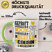 Cousin Geschenk Lustiger Spruch für Cousin Geschenkidee Bester Cousin Der Welt Grün Trendation