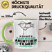Abenteuerfilmer Geschenk Tasse So Gut Kann Nur Ein Abenteuerfilmer Aussehen Geschenkidee Kaffee-Becher Grün Trendation