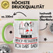 Geschenk für Hiphop-Produzentin Tasse Lustige Geschenkidee Geburtstag Ich Bin Hiphop-Produzentin Ich Darf Das Grün Trendation